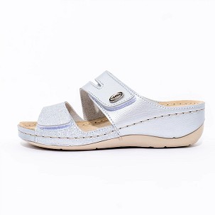 V-420 srebrna papuča 36