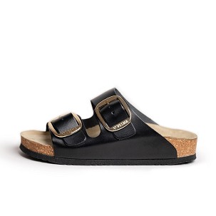 V-410 crna glatka papuča 40