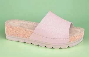 D-1401 roza štras papuča 41