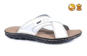 D-1077 bela papuča 45